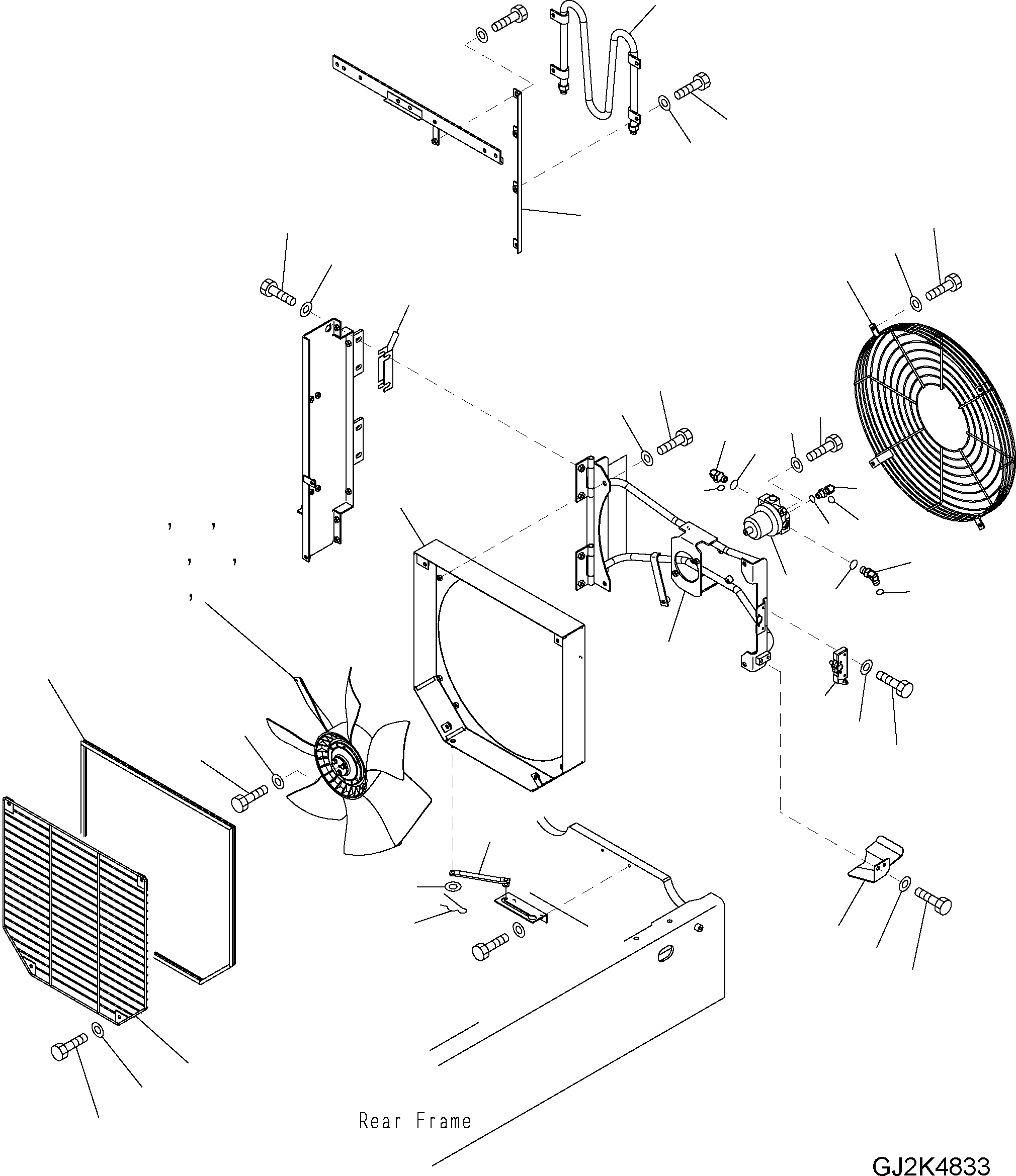 Wheel Loaders Komatsu / WA250PZ-5 S/N H50051 - Up(wa250pz) / FAN DRIVE(C0-8 : C0110-03A0)