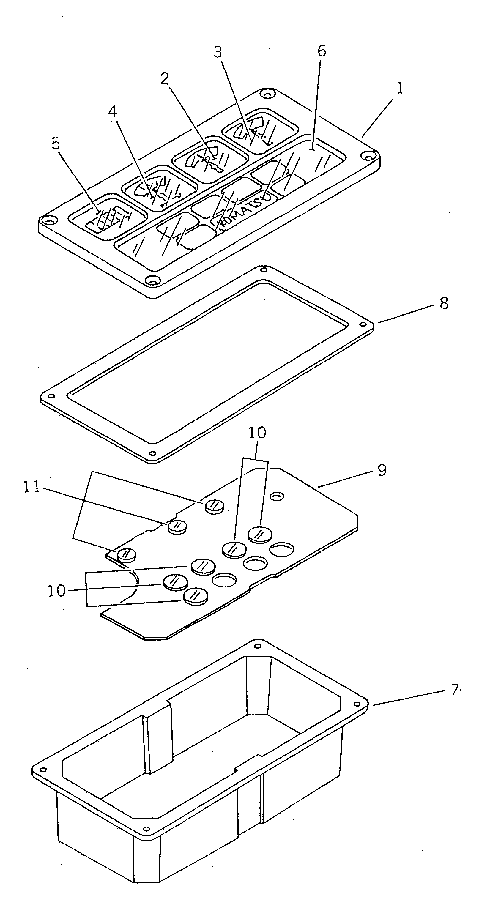 Wheel Loaders Komatsu / WA30-3 S/N 9001-UP(wa30-3c) / GAUGE CLUSTER(030090 : 1415)