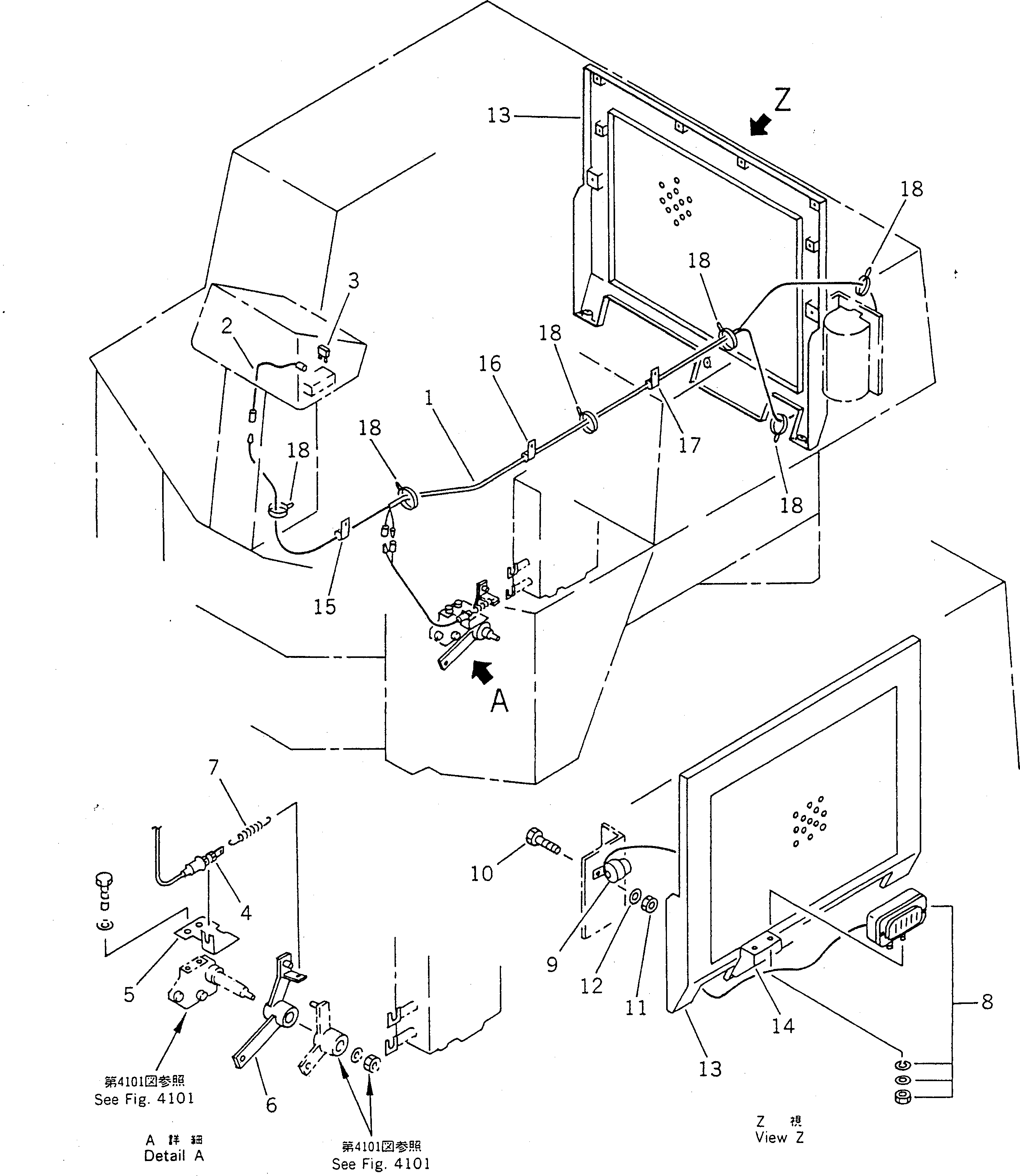 Wheel Loaders Komatsu / WA30-3 S/N 9001-UP(wa30-3c) / ELECTRICAL SYSTEM (BACK LAMP AND BACK BUZZER)(030160 : 1451)