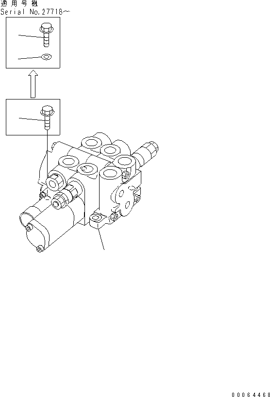 Wheel Loaders Komatsu / WA30-5 S/N 26001-UP (For North America)(wa30-5-c) / 2-SPOOL CONTROL VALVE(180020 : H0120-01A0)