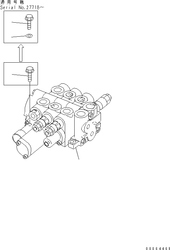 Wheel Loaders Komatsu / WA30-5 S/N 26001-UP (For North America)(wa30-5-c) / 3-SPOOL CONTROL VALVE(180030 : H0120-01A1)