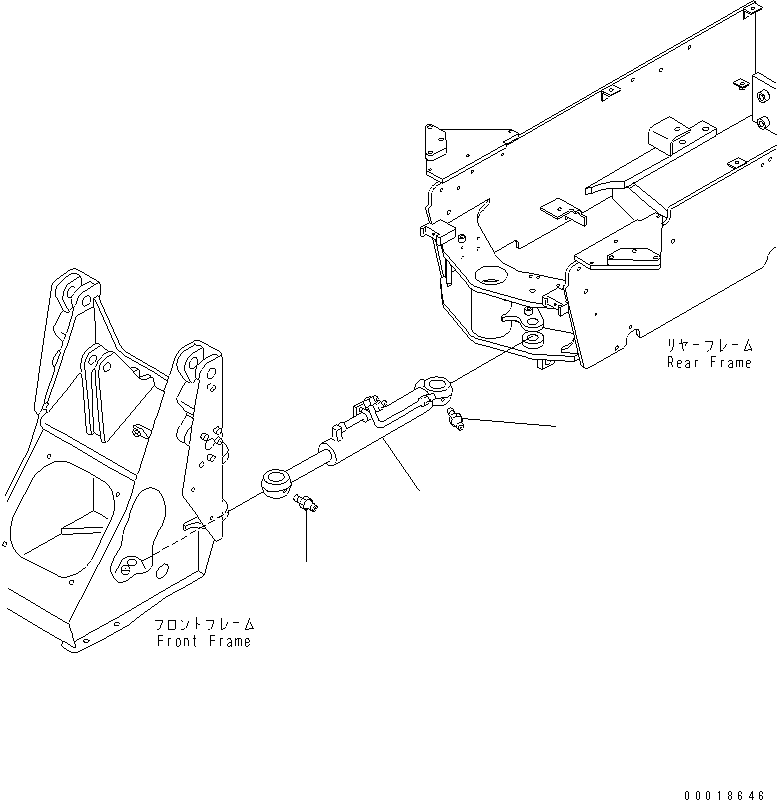 Wheel Loaders Komatsu / WA30-5 S/N 26001-UP (For North America)(wa30-5-c) / STEERING CYLINDER(210040 : J4140-01A0)