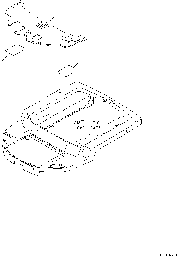 Wheel Loaders Komatsu / WA30-5 S/N 26001-UP (For North America)(wa30-5-c) / FLOOR MAT(240040 : K0310-01A0)