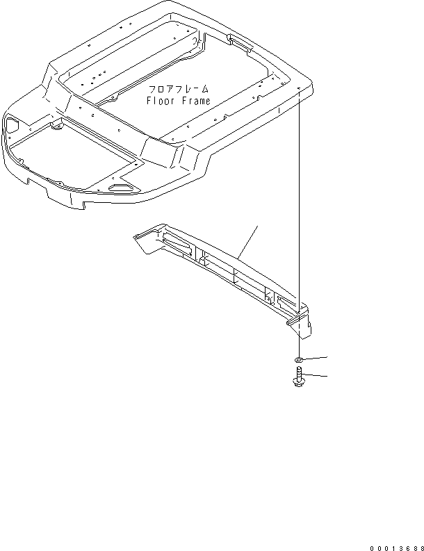 Wheel Loaders Komatsu / WA30-5 S/N 26001-UP (For North America)(wa30-5-c) / REAR GRILLE(270080 : M4110-01A0)