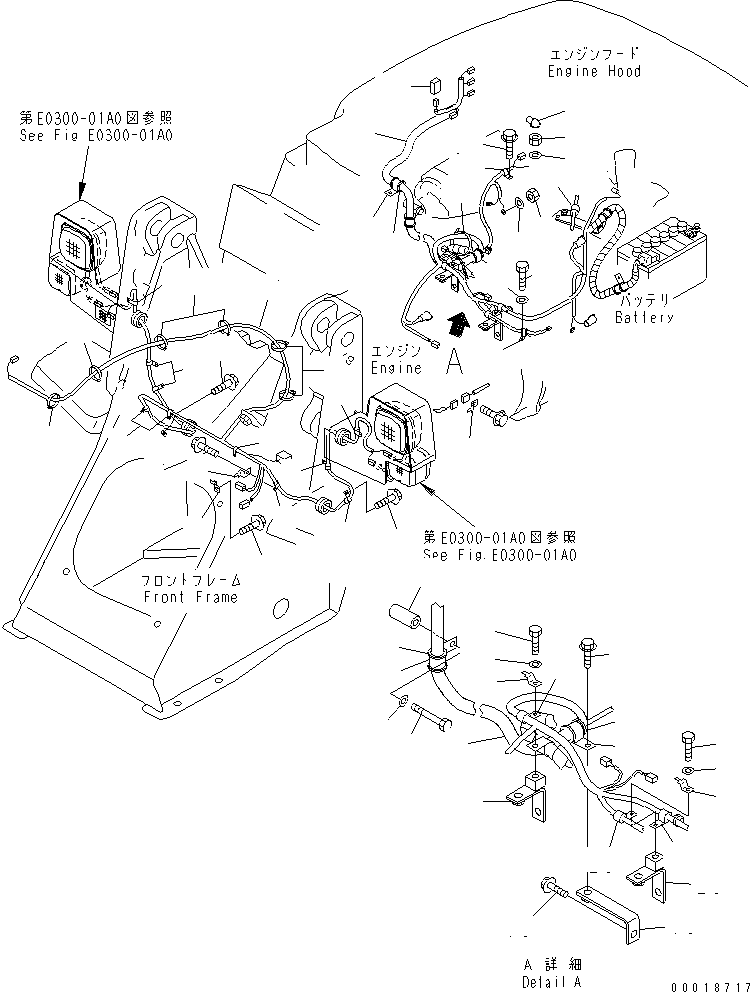 Wheel Loaders Komatsu / WA30-5-CN S/N 26001-UP(wa30-50r) / ELECTRICAL SYSTEM (MAIN LINE) (2/3)(120040 : E0200-02A0)