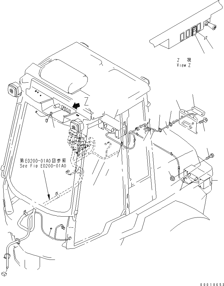 Wheel Loaders Komatsu / WA30-5-CN S/N 26001-UP(wa30-50r) / VEHICLE INSPECTION PARTS (FOR PITCH AND ANGLE SNOW PLOW)(120090 : E0270-01A0)