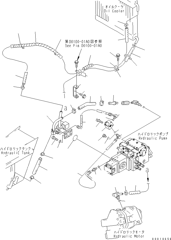 Wheel Loaders Komatsu / WA30-5-CN S/N 26001-UP(wa30-50r) / HST PIPING(150050 : F2760-01A0)