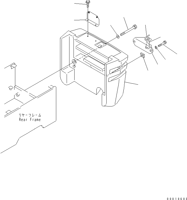 Wheel Loaders Komatsu / WA30-5-CN S/N 26001-UP(wa30-50r) / COUNTER WEIGHT (LIVESTOCK RAISING SPEC.)(270150 : M4510-01A3)