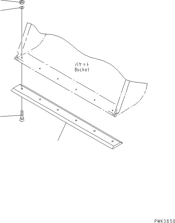 Wheel Loaders Komatsu / WA30-5-CN S/N 26001-UP(wa30-50r) / CUTTING EDGE (FOR 0.4M3)(330130 : T4122-01A0)