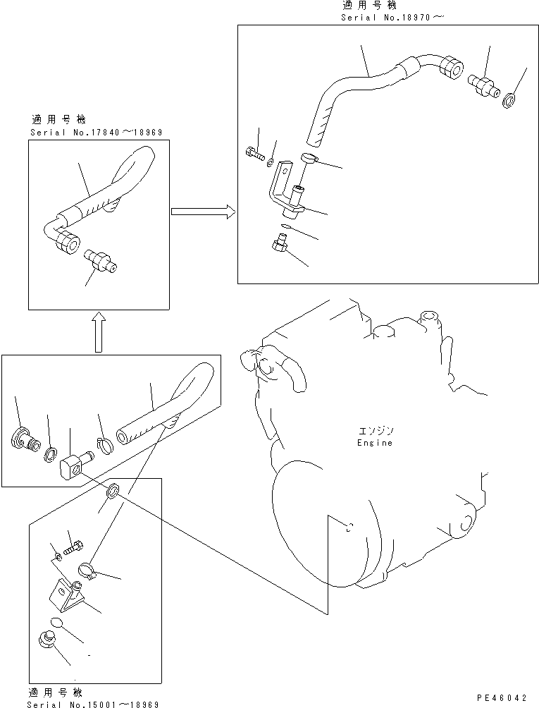 Wheel Loaders Komatsu / WA30-5 S/N 15001-UP(wa30-5c) / ENGINE RELATED PARTS(030020 : B0100-02A0)