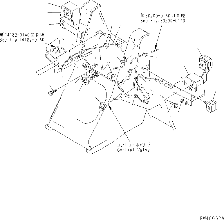 Wheel Loaders Komatsu / WA30-5 S/N 15001-UP(wa30-5c) / ELECTRICAL SYSTEM (FRONT LINE)(#15001-17839)(120060 : E0300-01A0)