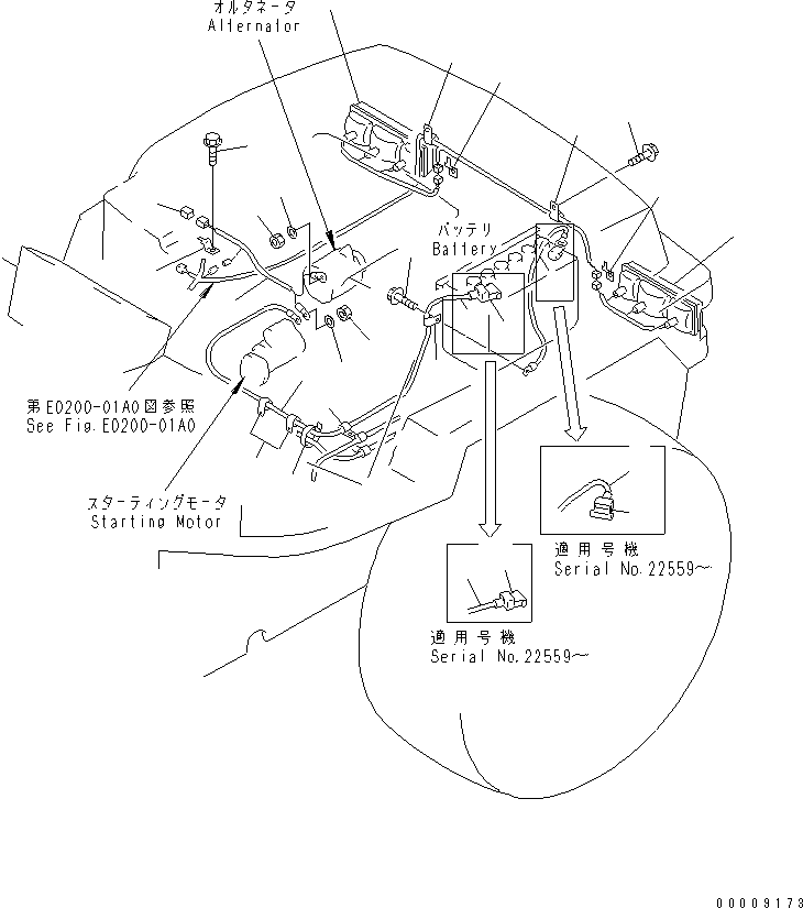 Wheel Loaders Komatsu / WA30-5 S/N 15001-UP(wa30-5c) / ELECTRICAL SYSTEM (REAR LINE)(#17840-)(120090 : E0300-02A0A)