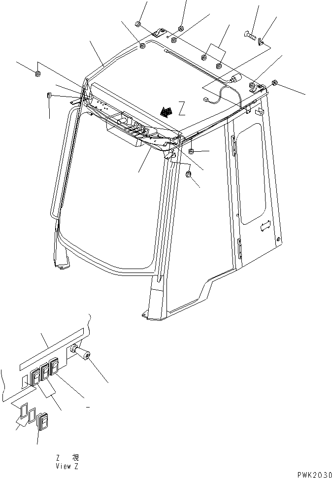 Wheel Loaders Komatsu / WA30-5 S/N 15001-UP(wa30-5c) / OPERATOR