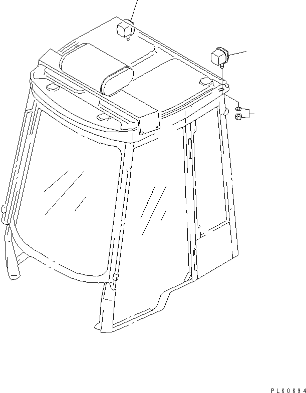 Wheel Loaders Komatsu / WA30-5 S/N 15001-UP(wa30-5c) / REAR LIGHT(#18970-)(240240 : K0210-11A3)