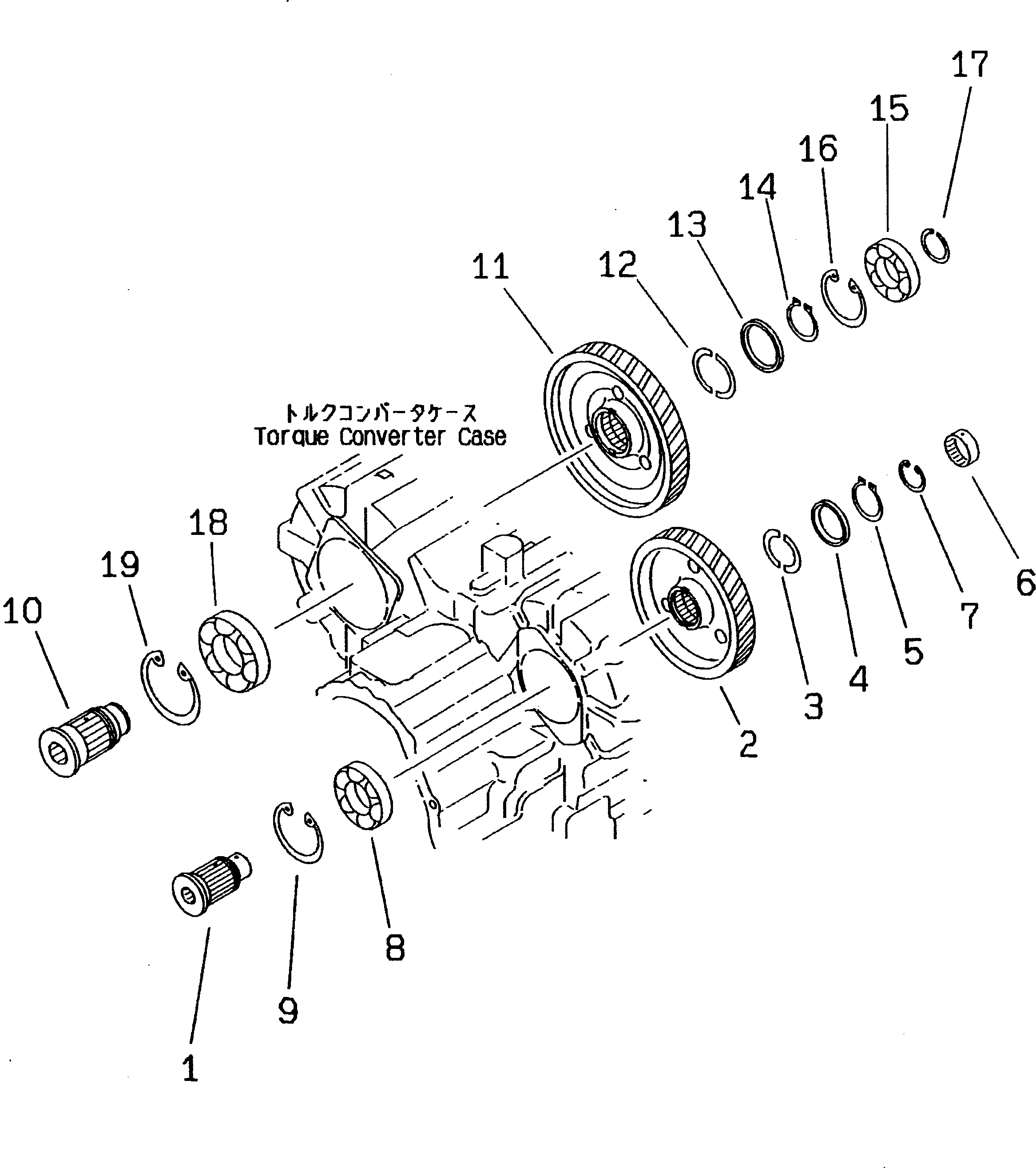 Wheel Loaders Komatsu / WA300-3A-XW S/N 50001-52999(wa300-2r) / TRANSMISSION (P.T.O.) (SNOW REMOVING SPEC.)(#50001-)(060040 : 2315)