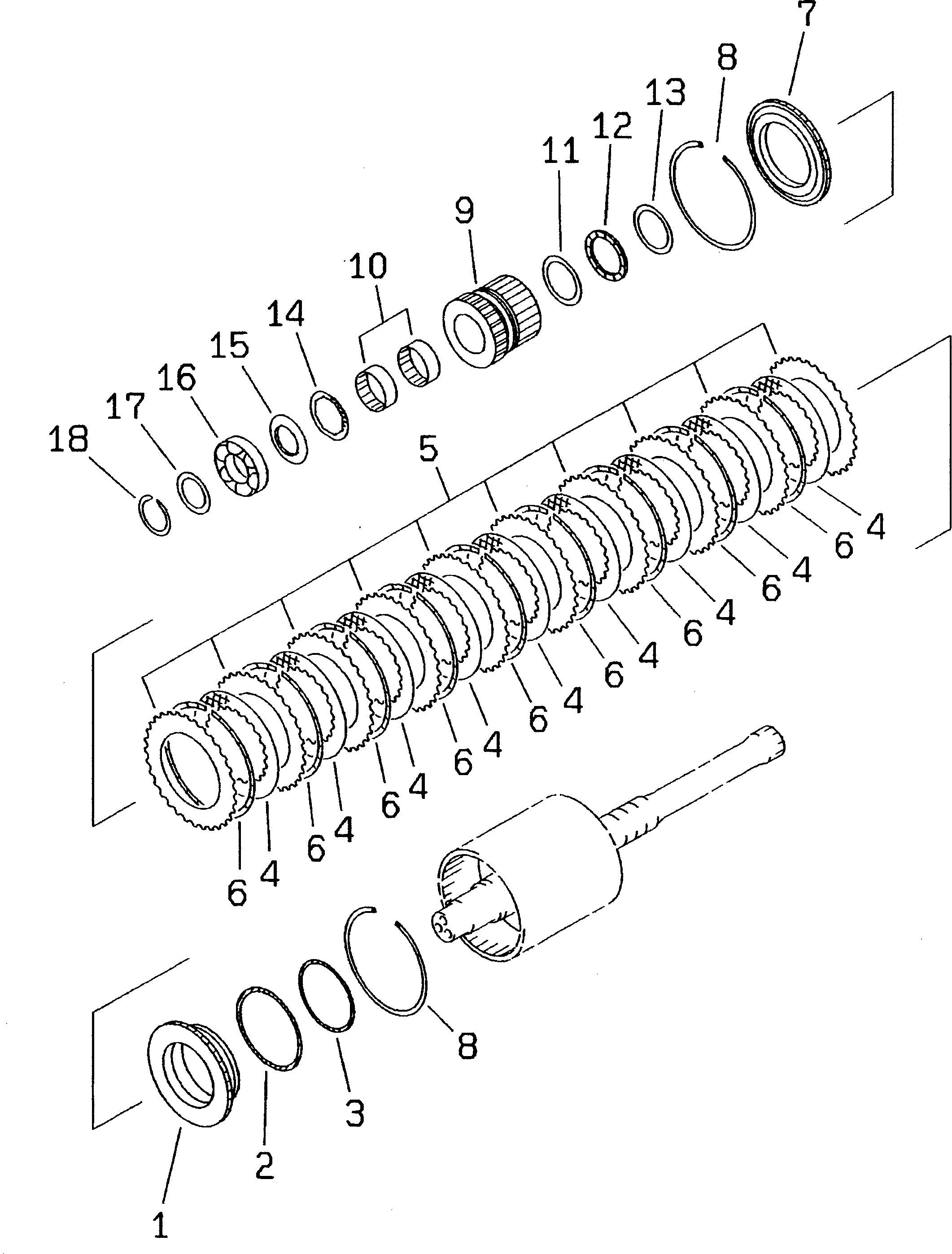 Wheel Loaders Komatsu / WA300-3A-XW S/N 50001-52999(wa300-2r) / TRANSMISSION (REVERSE CLUTCH) (SNOW REMOVING SPEC.)(#50001-)(060060 : 2322)
