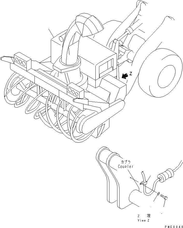 Wheel Loaders Komatsu / WA300-3A-XW S/N 50001-52999(wa300-2r) / ROTARY SNOW REMOVER (WITH MULTI COUPLER)(#50001-)(210420 : 8403)