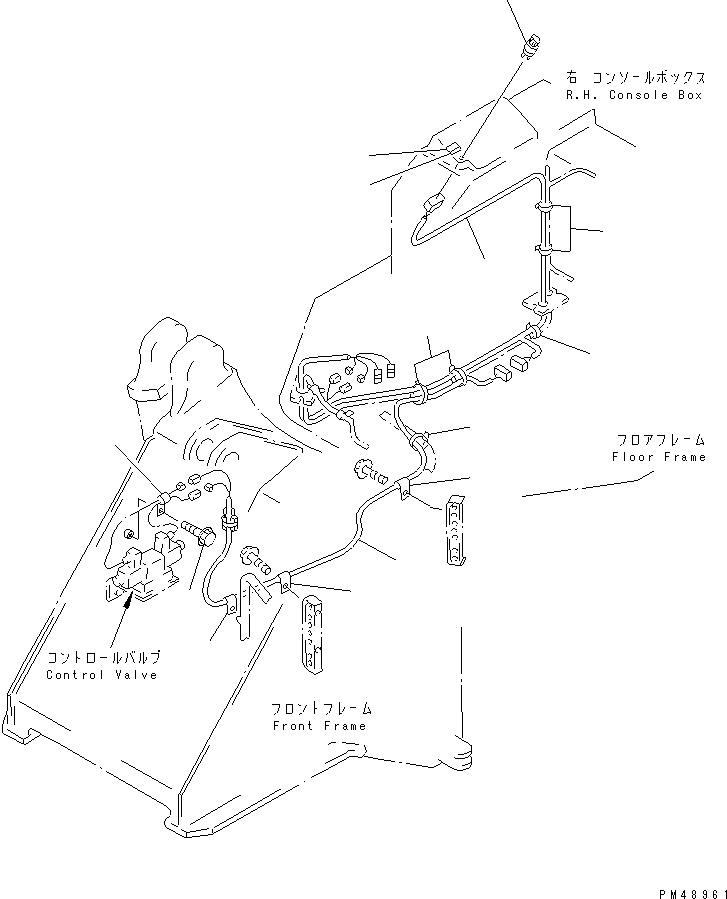 Wheel Loaders Komatsu / WA300-3A-X S/N 50001-52999(wa300-3r) / ELECTRICAL SYSTEM (MULTI COUPLER LINE)(#50001-)(030120 : 1461)