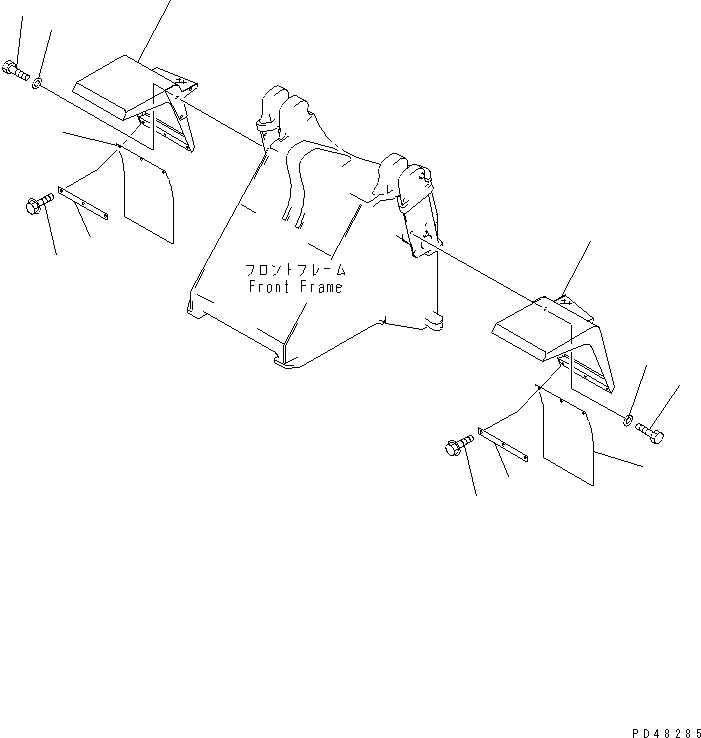 Wheel Loaders Komatsu / WA300-3A-X S/N 50001-52999(wa300-3r) / FRONT FENDER(#50001-)(150270 : 5181)