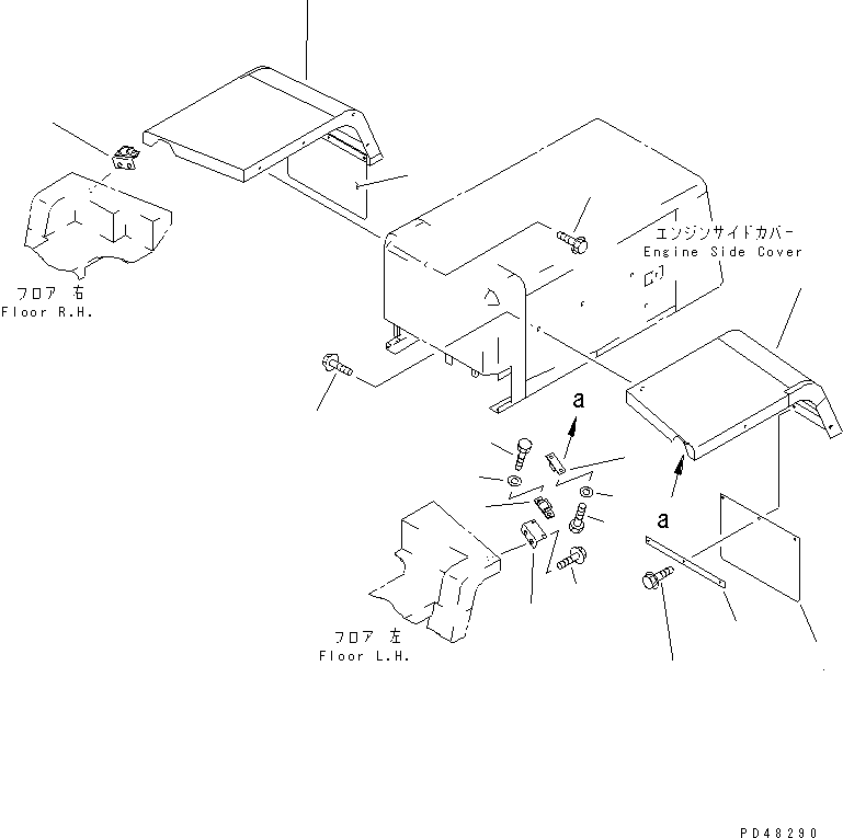 Wheel Loaders Komatsu / WA300-3A-X S/N 50001-52999(wa300-3r) / REAR FULL FENDER(#50001-.)(150320 : 5271)