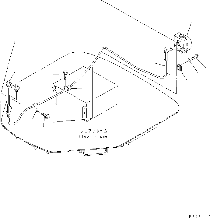 Wheel Loaders Komatsu / WA300-3A-X S/N 50001-52999(wa300-3r) / WASHER TANK(#50001-)(150520 : 5561)