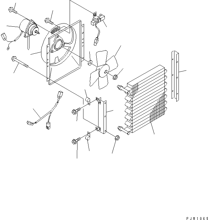 Wheel Loaders Komatsu / WA300-3A-X S/N 50001-52999(wa300-3r) / AIR CONDITIONER COMPONENT PARTS (CONDENSER INNER PARTS)(#50001-)(150630 : 5632)