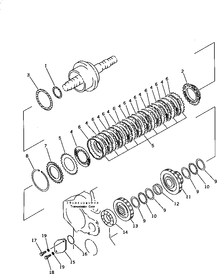 Wheel Loaders Komatsu / WA320-1 S/N 10001-UP (For C.I.S. -30cent. Spec.)(wa320-0c) / 2ND CLUTCH(060090 : 2236)