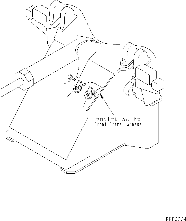 Wheel Loaders Komatsu / WA320-3 S/N 50001-UP (For China)(wa320-4c) / ELECTRICAL SYSTEM (HORN)(120120 : E0410-01A0)