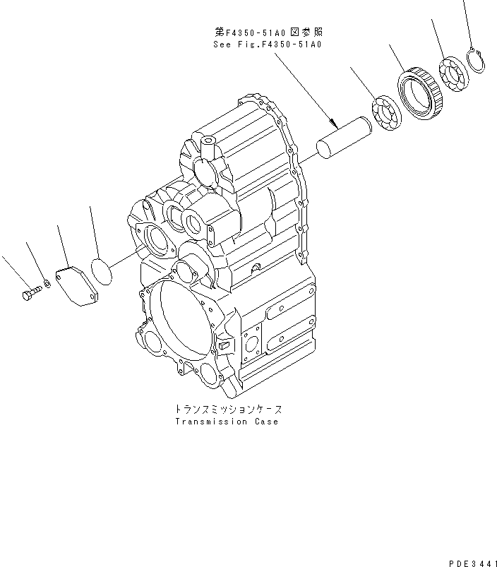 Wheel Loaders Komatsu / WA320-3 S/N 50001-UP (For China)(wa320-4c) / TRANSMISSION (IDLER)(150140 : F4350-58A0)