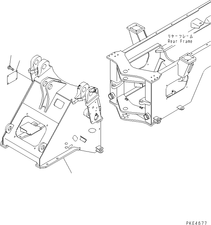 Wheel Loaders Komatsu / WA320-3 S/N 50001-UP (For China)(wa320-4c) / FRONT FRAME(210010 : J4110-01A0)