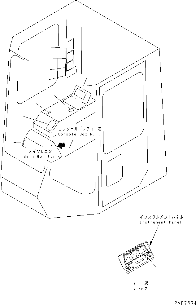 Wheel Loaders Komatsu / WA320-3 S/N 50001-UP (For China)(wa320-4c) / MARKS AND PLATES (CAB INSIDE) (CHINESE)(240420 : K4215-01A1)