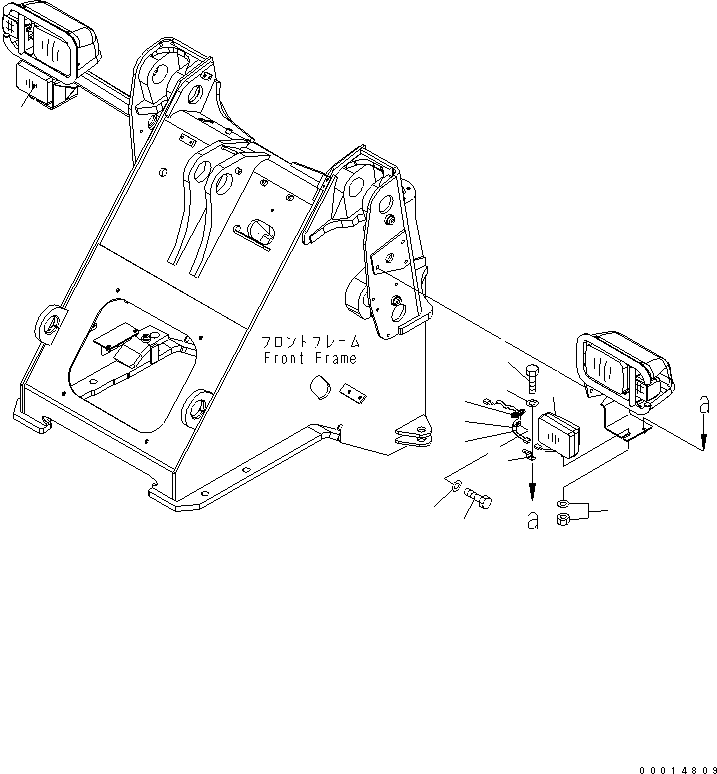 Wheel Loaders Komatsu / WA320-5 S/N 60001-UP(wa320-5r) / FOG LAMP(120180 : E0360-01A0)
