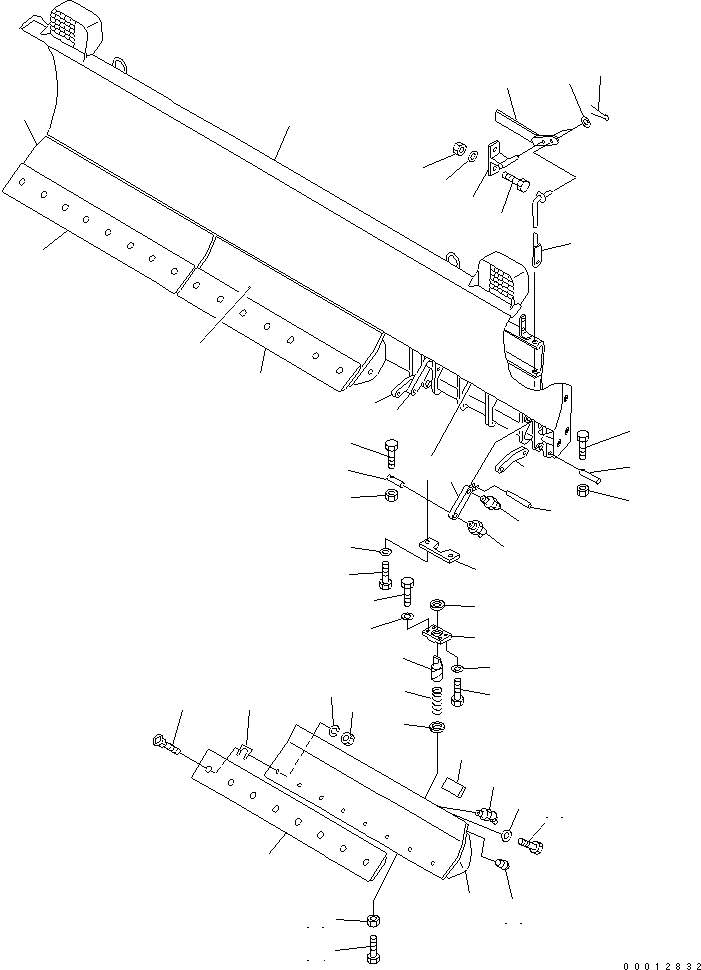Wheel Loaders Komatsu / WA320-5 S/N 60001-UP(wa320-5r) / BLADE  (S.P.A.P.) (WITH SHOCK CANCEL)(330210 : T4710-01A8)