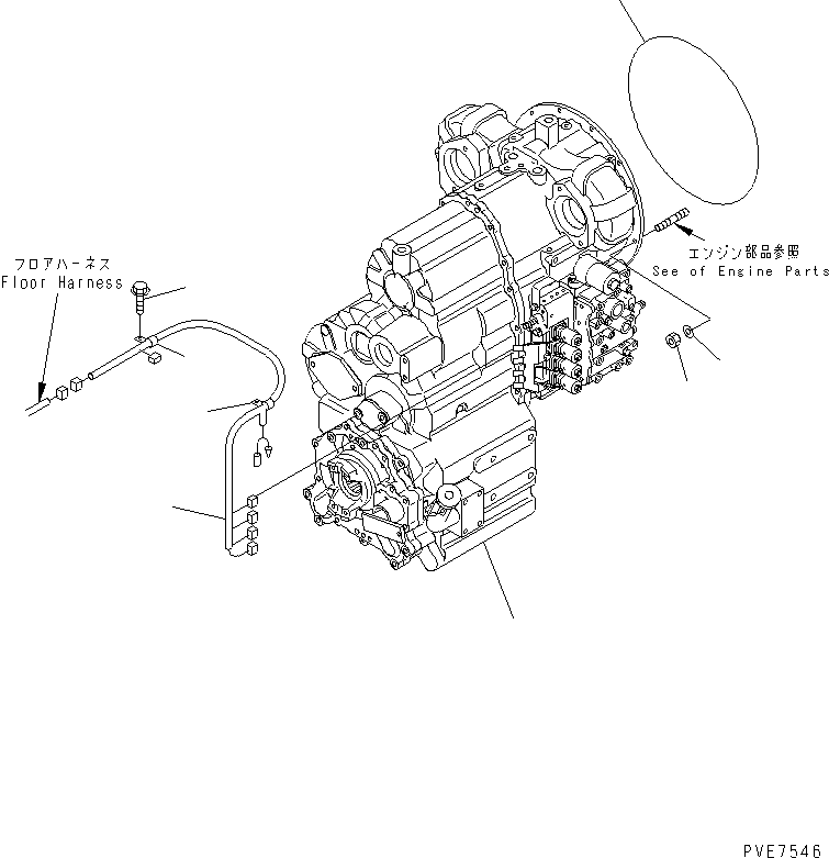 Wheel Loaders Komatsu / WA320-3CS S/N 50001-UP (Custom Spec.)(wa320-6c) / TRANSMISSION (TRANSMISSION AND HARNESS)(150040 : F4300-01A0)
