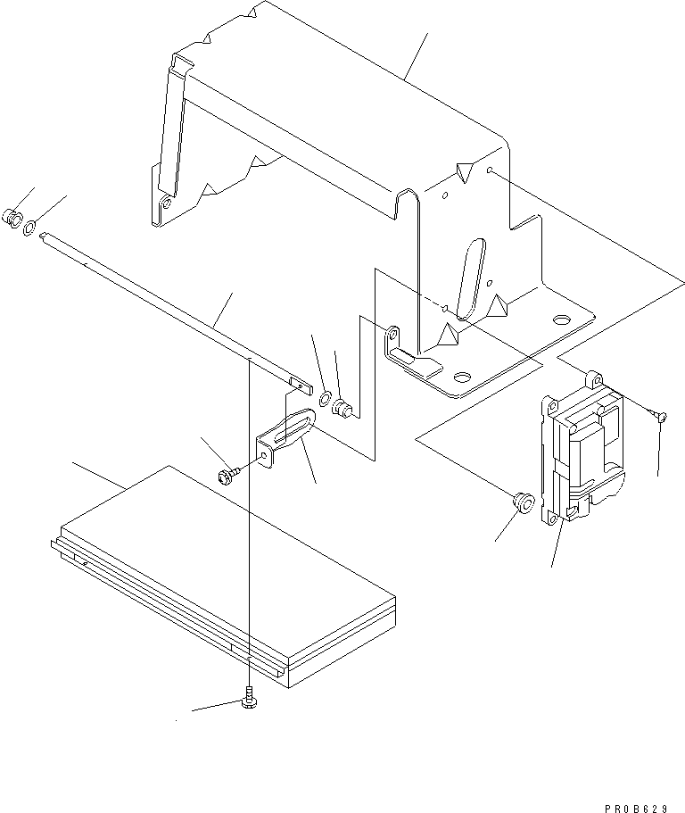 Wheel Loaders Komatsu / WA320-3CS S/N 50001-UP (Custom Spec.)(wa320-6c) / AIR CONDITIONER OR HEATER (DAMPER)(240210 : K0710-55A0)
