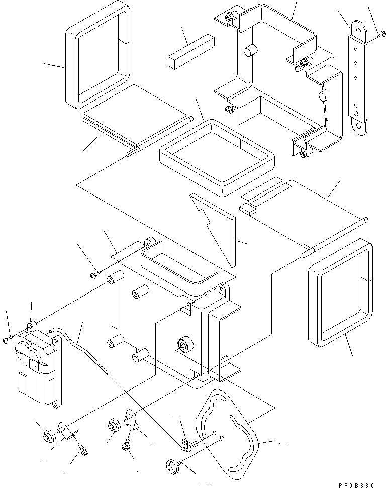 Wheel Loaders Komatsu / WA320-3CS S/N 50001-UP (Custom Spec.)(wa320-6c) / AIR CONDITIONER OR HEATER (AIR DUCT)(240220 : K0710-56A0)