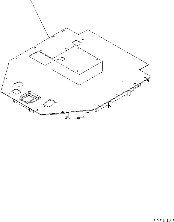 Wheel Loaders Komatsu / WA320-3CS S/N 50001-UP (Custom Spec.)(wa320-6c) / FLOOR (FLOOR FRAME)(240340 : K4200-01A0)