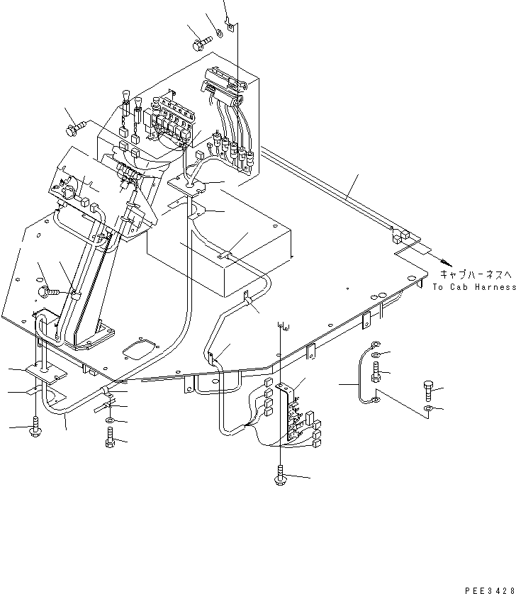 Wheel Loaders Komatsu / WA320-3CS S/N 50001-UP (Custom Spec.)(wa320-6c) / FLOOR HARNESS(240390 : K4210-01A0)