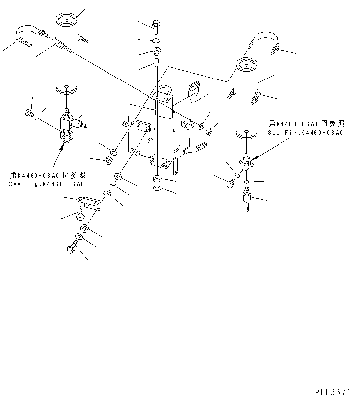 Wheel Loaders Komatsu / WA320-3CS S/N 50001-UP (Custom Spec.)(wa320-6c) / BRAKE CONTROL (ACCUMULATOR)(240590 : K4460-07A0)
