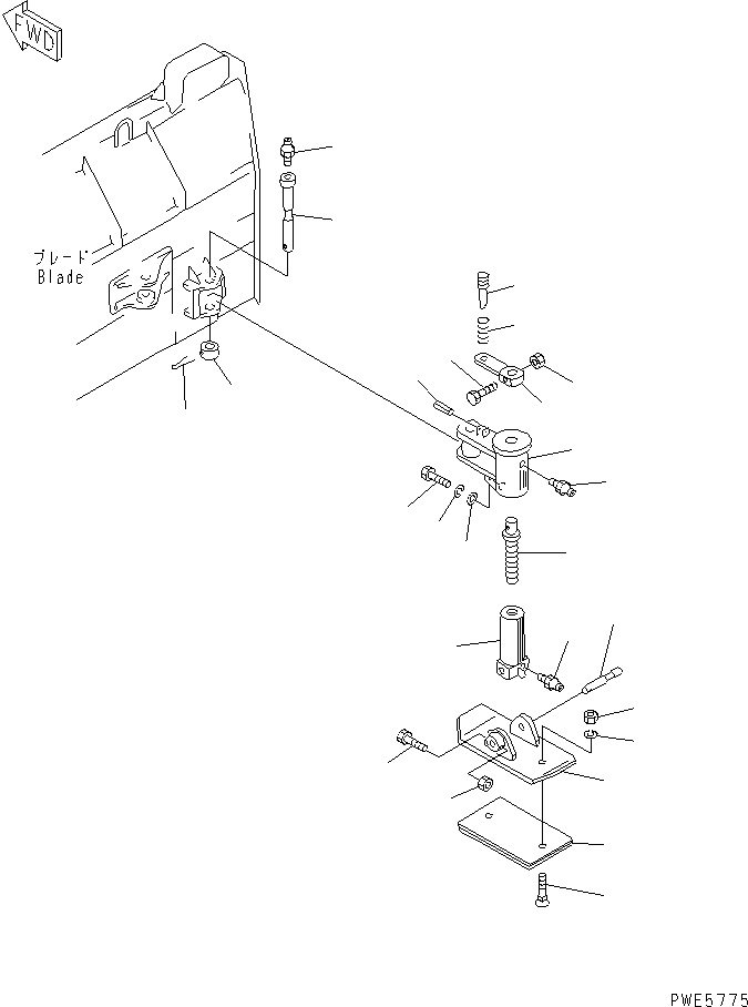 Wheel Loaders Komatsu / WA320-3CS S/N 50001-UP (Custom Spec.)(wa320-6c) / BLADE (SLED)(330160 : T4710-04A0)