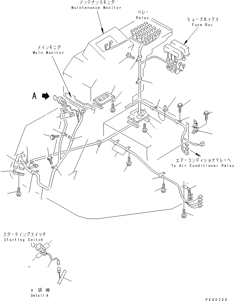 Wheel Loaders Komatsu / WA320-3 S/N 50001-52999 (Overseas Version)(wa320-7c) / ELECTRICAL SYSTEM (FLOOR LINE)(#50001-)(030200 : 1521)