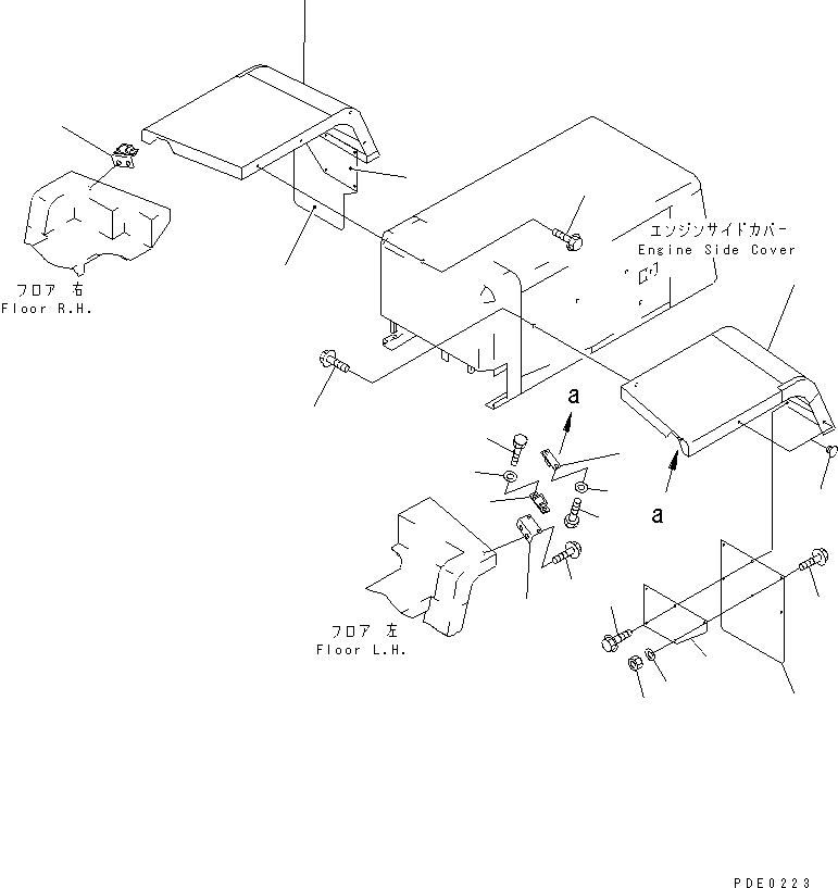 Wheel Loaders Komatsu / WA320-3 S/N 50001-52999 (Overseas Version)(wa320-7c) / REAR FULL FENDER(#50001-)(150300 : 5271)
