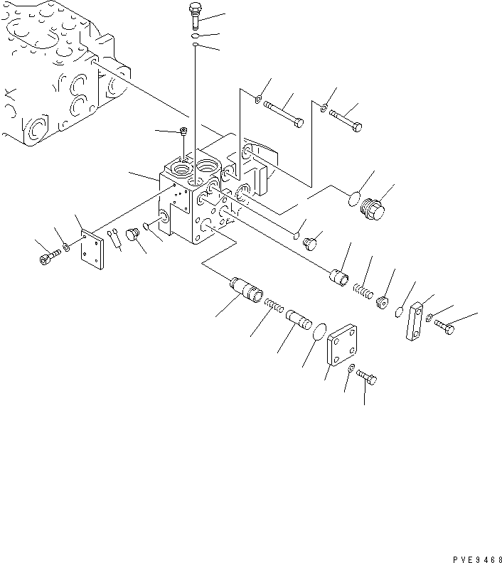 Wheel Loaders Komatsu / WA320-3 S/N 50001-52999 (Overseas Version)(wa320-7c) / CONTROL VALVE (2-SPOOL) (2/3)(#50001-)(180070 : 6202)