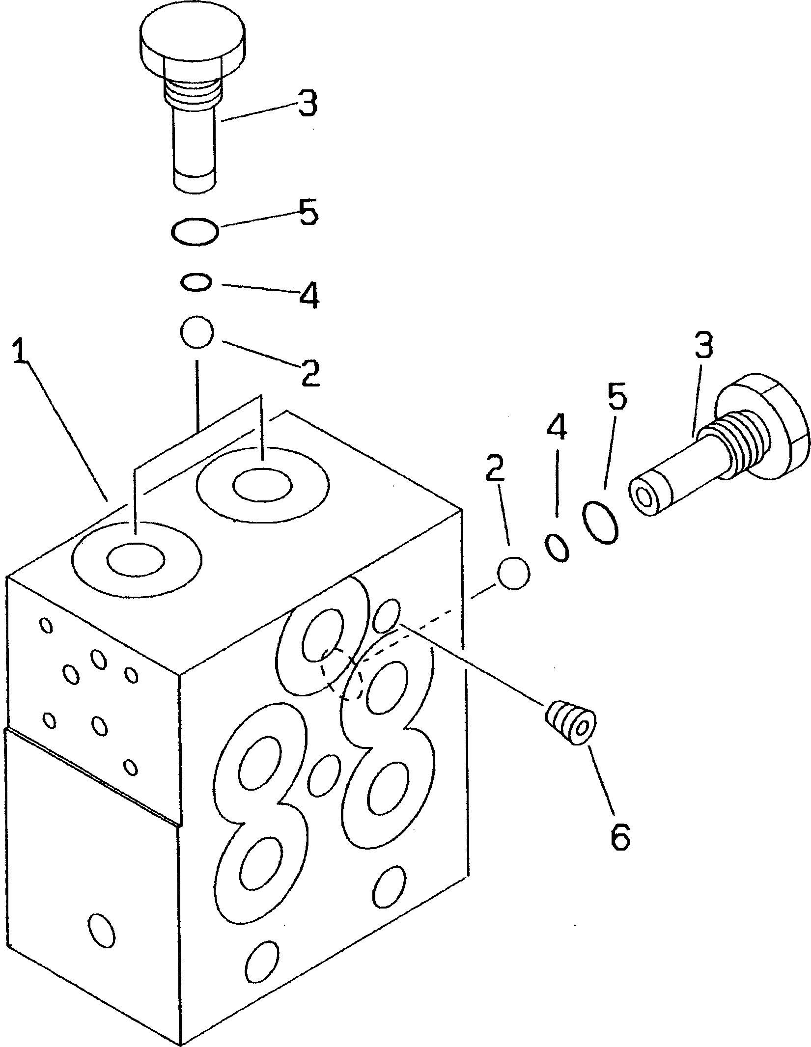 Wheel Loaders Komatsu / WA320-3 S/N 50001-52999 (Overseas Version)(wa320-7c) / SHUTTLE VALVE (FOR BUCKET AUTO LEVELING SYSTEM)(#50001-)(180140 : 6291)