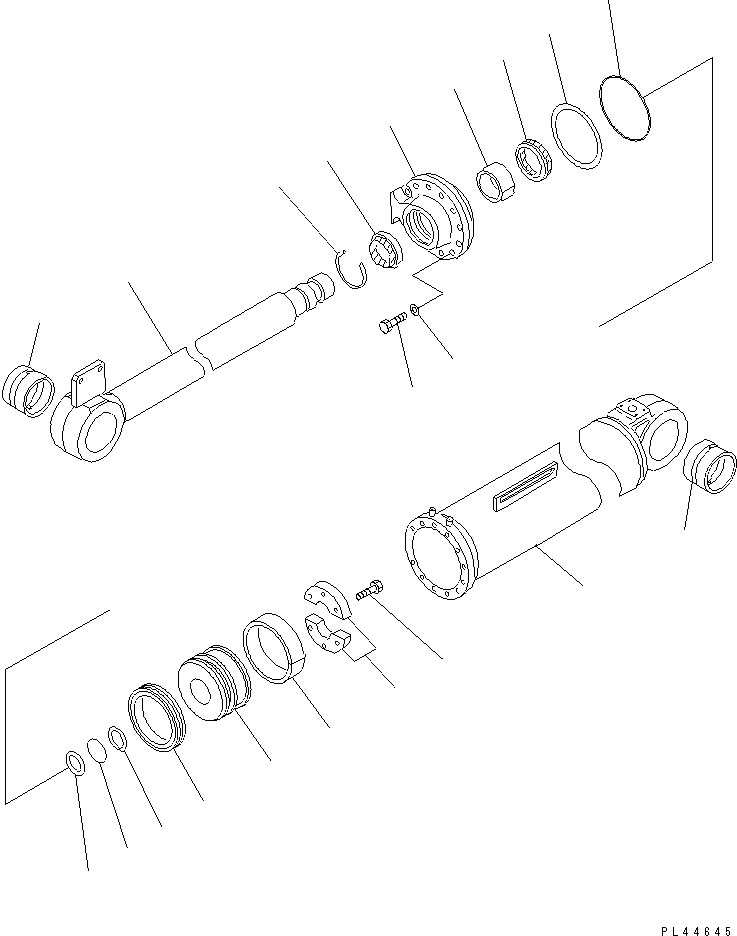 Wheel Loaders Komatsu / WA320-3 S/N 50001-52999 (Overseas Version)(wa320-7c) / DUMP CYLINDER(#50001-)(180170 : 6311)
