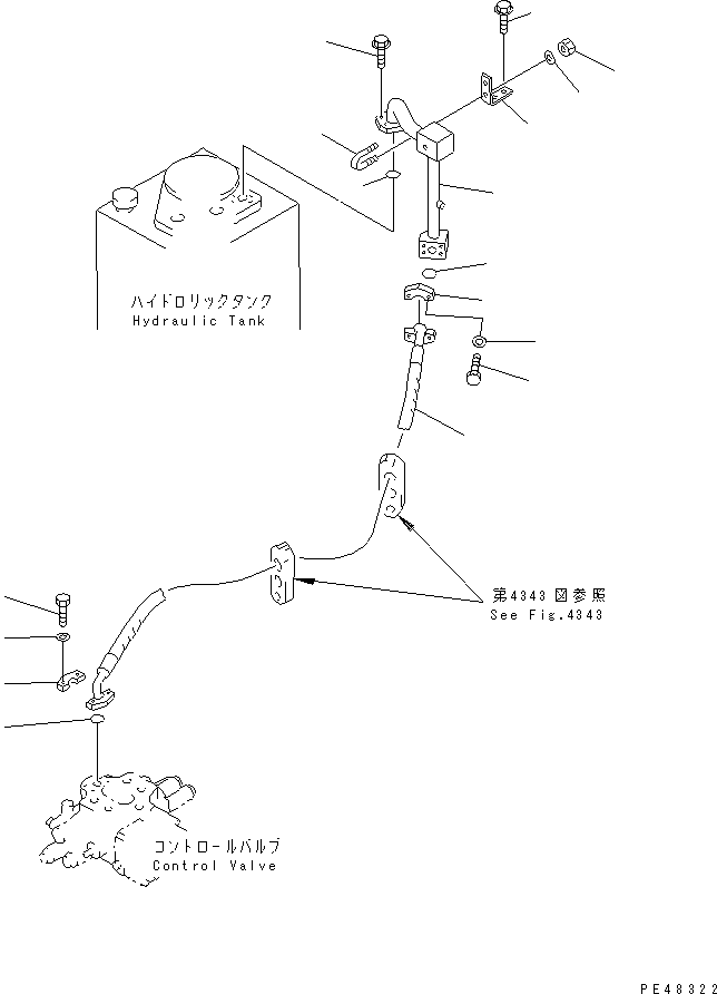 Wheel Loaders Komatsu / WA320-3 S/N 50001-52999 (Overseas Version)(wa320-7c) / HYDRAULIC PIPING (DRAIN LINE)(#50001-)(180220 : 6421)