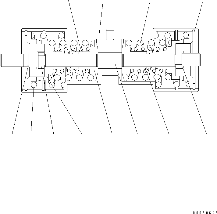 Komatsu parts book diagram for WA320-5 S/N 60001-UP: PUMP (3/17)(#60087-62461)
