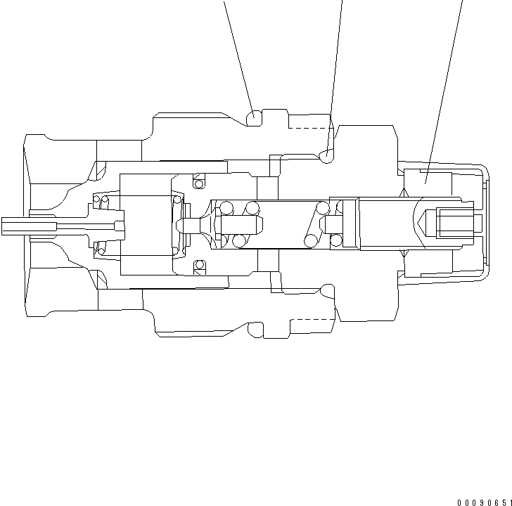 Komatsu parts book diagram for WA320-5 S/N 60001-UP: PUMP (5/17)(#60087-62020)