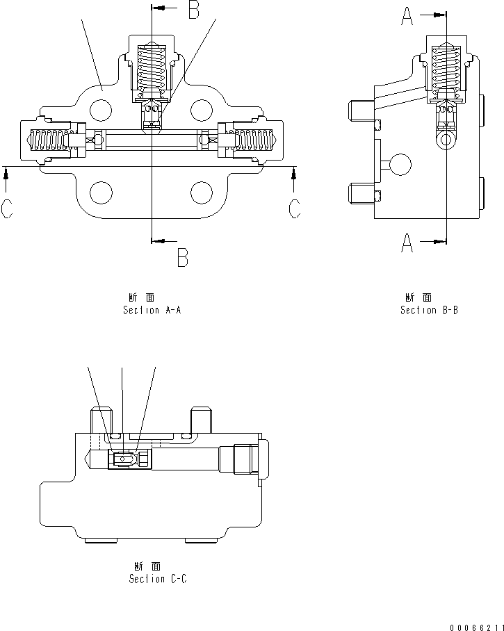 Komatsu parts book diagram for WA320-5 S/N 60001-UP: MOTOR (6/7) (WITH ORIFICE)(#62021-62484)