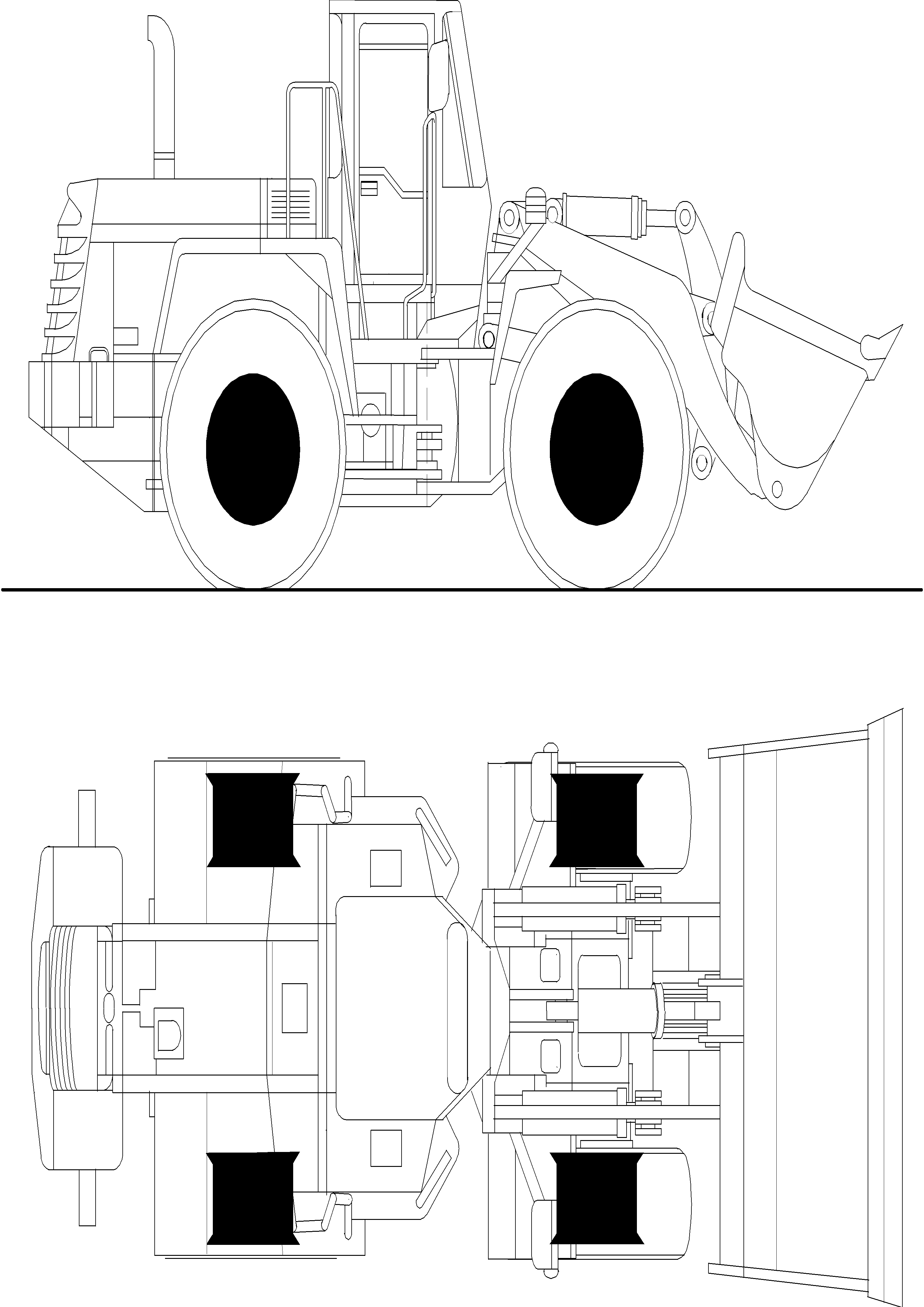 Wheel Loaders Komatsu / WA320-3 S/N WA320H20051-20560(wa320_3) / 06 DISC WHEEL, CHAIN(06 : 06)